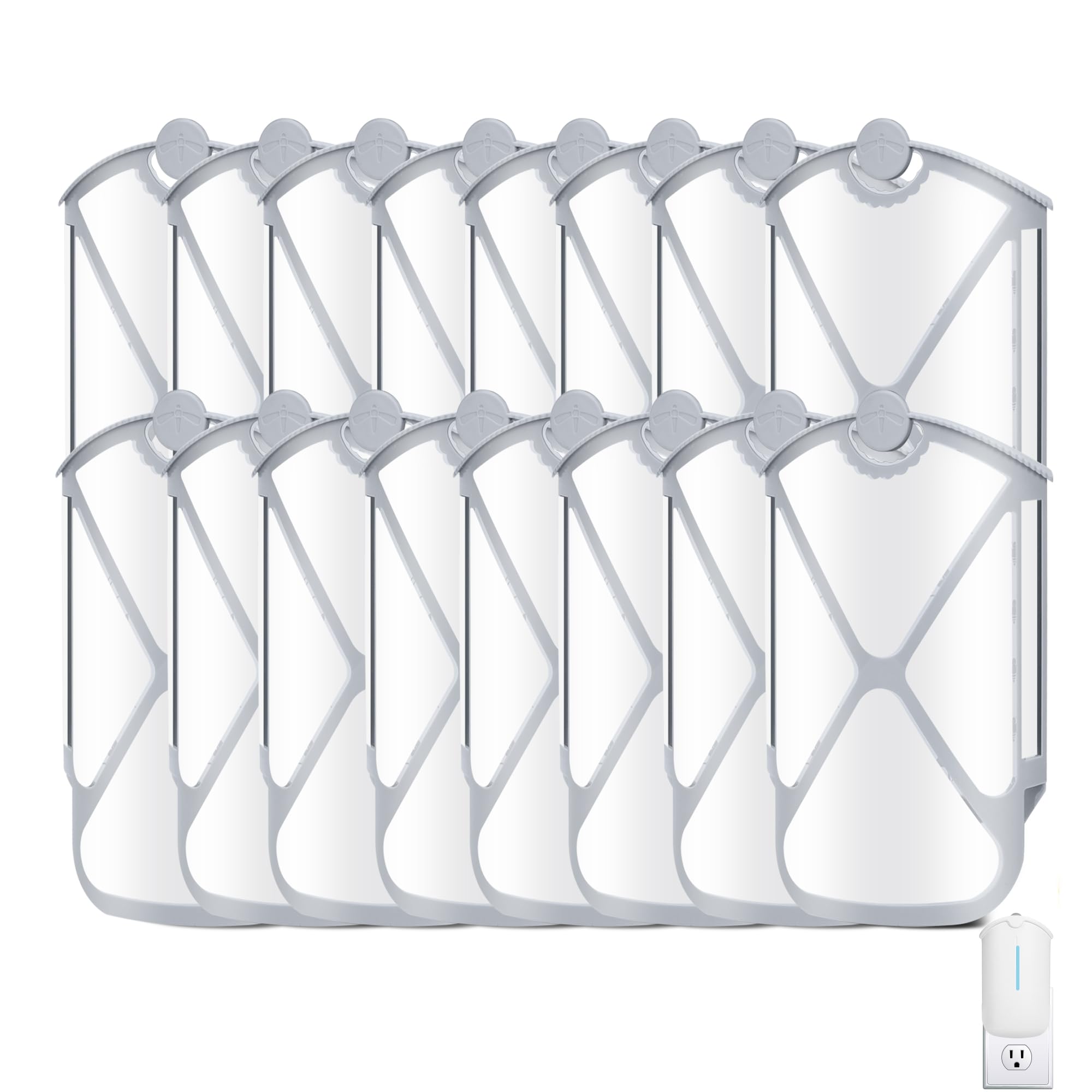 ZUYHNGE 16 Pack Flying Insect Trap Refills transparent cartridges