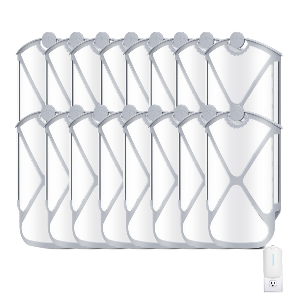 ZUYHNGE 16 Pack Flying Insect Trap Refills transparent cartridges