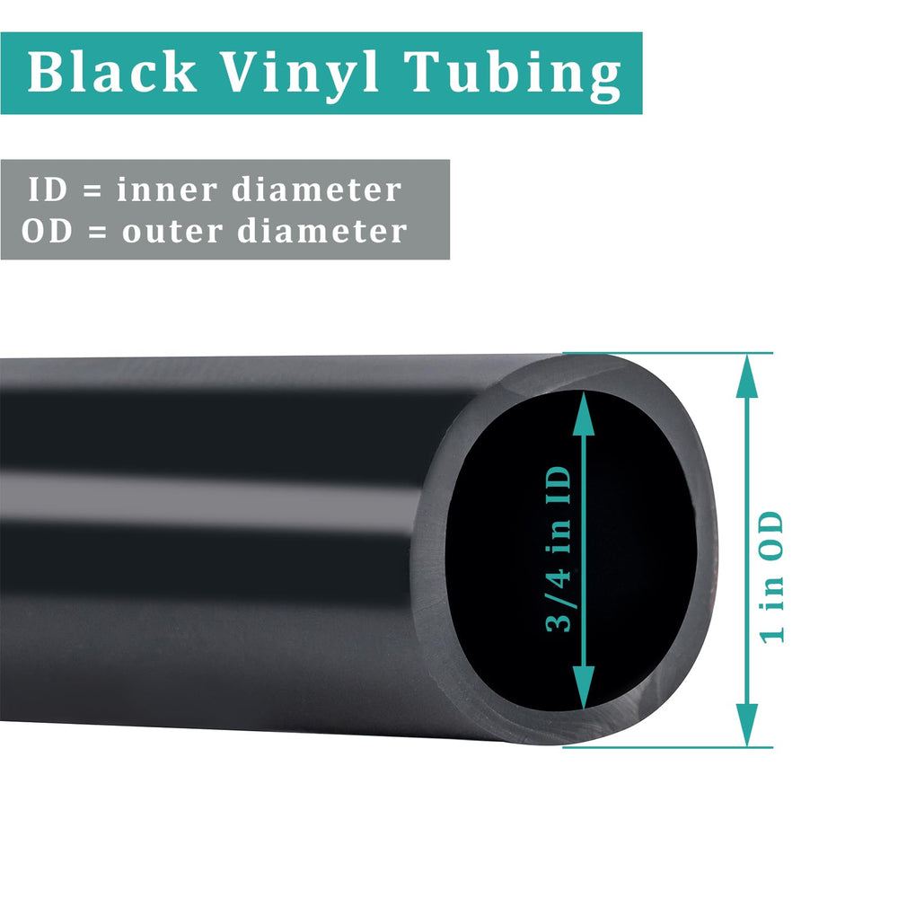 ZY-hosetube Black Vinyl Tubing coiled for storage