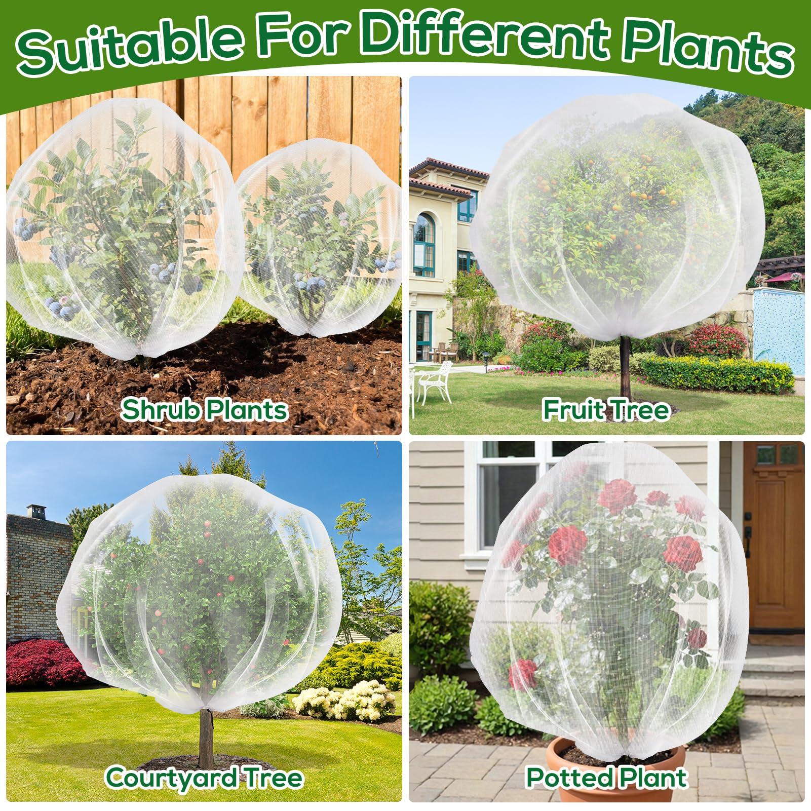 ZYP netting cover displaying its lightweight design